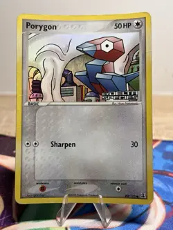 Porygon 80/113 Reverse Holo ex Delta Species Stamped Foil Pokemon - Image 1
