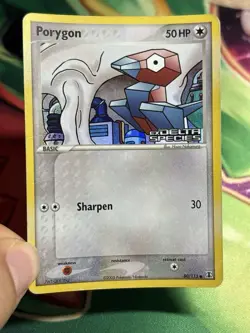 Porygon 80/113 Reverse Holo ex Delta Species Stamped Foil Pokemon - Image 3