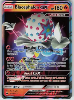 Pokemon TCG Blacephalon GX Ultra Rare SM - Lost Thunder 52/214 - Image 1