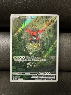 Tapu Bulu 065/064 Illustration Rare Shrouded Fable Pokemon Near Mint - Image 1