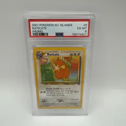 Raticate 6/18 2001 Southern Islands PSA 6 Pokemon Vintage WotC New Cert - Image 1