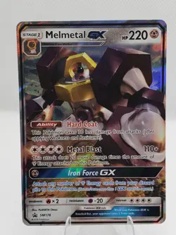 Melmetal GX SM178 Black Star Promo Full Art Holo Sun & Moon Pokemon TCG English - Image 1