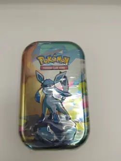 Pokemon TCG: Scarlet & Violet Prismatic Evolutions Mini Tin Sealed Glaceon - Image 4