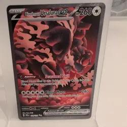 Bloodmoon Ursaluna EX 168/131 Prismatic Evolutions SIR NM Pokemon TCG - Image 2
