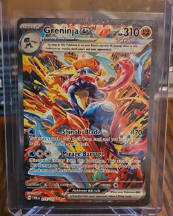 Pokemon TCG Greninja ex 214/167 SV06 Twilight Masquerade SIR Holo ENG 310HP - Image 1