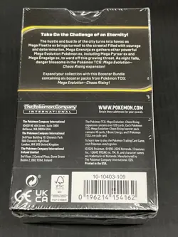 Pokemon TCG Mega Evolution Chaos Rising Booster Bundle New Sealed PROSHIPPER - Image 2