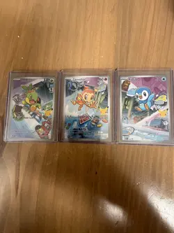 Pokemon TCG First Partner Illustration Collection Series 1 Gen 4 Sinnoh Starters - Image 1