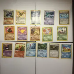 Pokemon Vintage Base Set + More Lot (MP-/HP/DMG) - Image 1