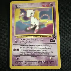 Pokemon TCG - MEW - #8 - BLACK STAR PROMO - POKEMON LEAGUE (2000) - WOTC - LP - Image 1