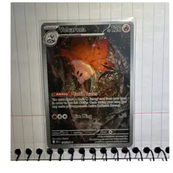 Pokemon TCG Sv: Black Bolt VOLCARONA 100/086 IR HOLO Stage 1 120 HP ENG - Image 1