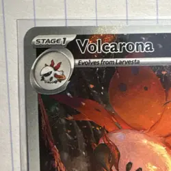 Pokemon TCG Sv: Black Bolt VOLCARONA 100/086 IR HOLO Stage 1 120 HP ENG - Image 2