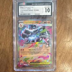 The Pokemon Company Mega Charizard X ex 013/094 Phantasmal Flames Holo CGC 10 - Image 1