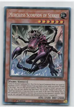 Yugioh MZTM-EN002 - Merciless Scorpion of Serket - Collectors Rare - Image 1