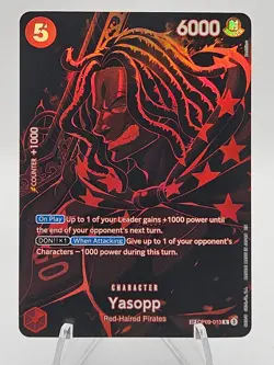 Yasopp (SP) Legacy of the Master Rare tcg #OP09-013 - Image 1