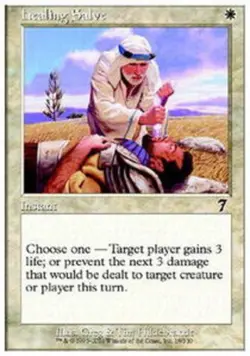 Near Mint x 1 Healing Salve - Foil 7th Edition - Image 1