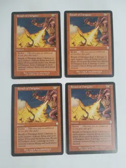 MTG Playset 4x Breath of Darigaaz (Invasion/Red/U) - BGM - Image 1