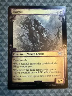 MTG Nazgul #0730 Foil Showcase Scrolls Uncommon UB: The Lord of the Rings (LTR) - Image 2