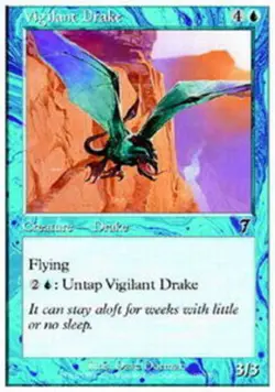 [1x] Vigilant Drake - Foil Near Mint, English Seventh Edition MTG Magic - Image 1