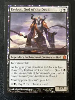 Erebos, God of the Dead Artist Proof Sketched Theros THS MTG - Image 1