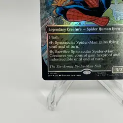 MTG Spectacular Spider-Man (0240) (Borderless) (Textured Foil) The Six-Arm Suit - Image 4