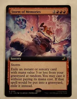 Storm of Memories TLE #199 Borderless Rare Regular NM+ - Image 1