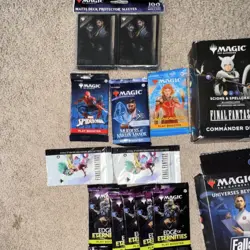 MTG Bundle Lot - Fallout + Final Fantasy Commander Decks, Boosters & sleeves - Image 3