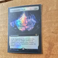 Magic Teleportation Circle Rare Enchantment Forgotten Realms White 364 Foil EN - Image 1