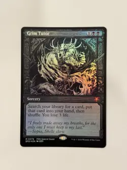 Grim Tutor (Showcase) Special Guests Foil NM Free Ship - Image 1