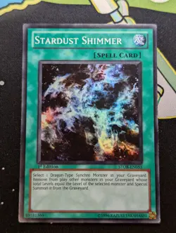 Yugioh Stardust Shimmer STOR-EN055 Super Rare 1st Ed - LP - Image 1