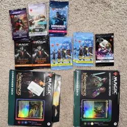 Wizards of the Coast MTG LOTR Commander Decks 100 - Image 1