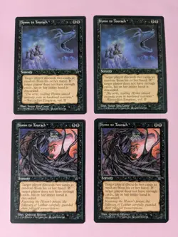 MTG - Magic The Gathering - Fallen Empires - Hymn to Tourach X 4 - Image 1