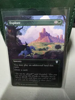 Explore (Borderless) - NM - Lord of the Rings Commander LTC MTG - Image 1