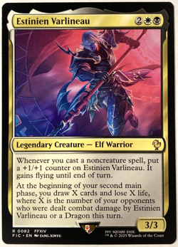 MTG Estinien Varlineau Commander: Final Fantasy 82 FFXIV FF14 NM - Image 1