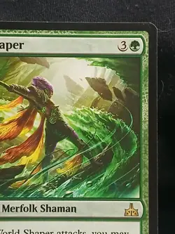 MTG World Shaper - Rivals of Ixalan (RIX) - Rare - NM/LP - Merfolk Shaman - Image 3