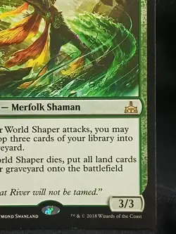 MTG World Shaper - Rivals of Ixalan (RIX) - Rare - NM/LP - Merfolk Shaman - Image 4