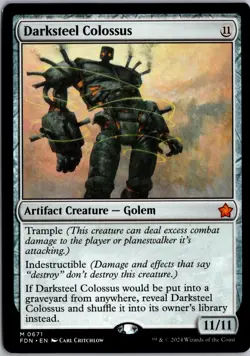 Darksteel Colossus 671 Mythic Foundations Magic: The Gathering Near Mint - Image 1