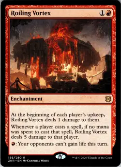 Roiling Vortex R Zendikar Rising 156 NM - Image 1