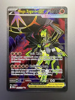 Pokemon - Mega Zygarde EX 104/088 Ultra Rare, ME: Perfect Order, Holo, Near Mint - Image 1