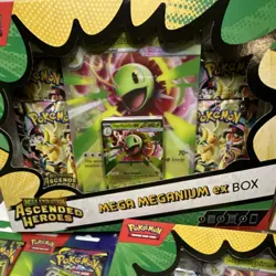 Pokemon Mega Evolution Ascended Heroes Box Set Meganium Feraligatr LOT 5 - Image 3