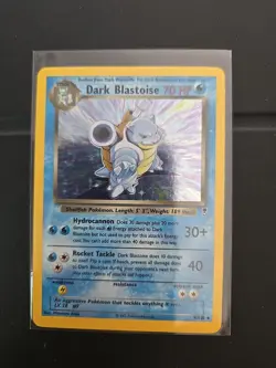 Pokemon TCG Dark Blastoise Holo Rare 4/110 Legendary Collection - Image 1