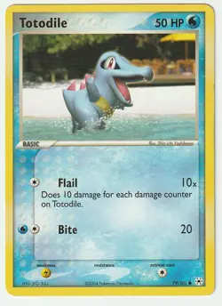 Hidden Legends Pokemon TCG Totodile #79/101 - MP - Image 1