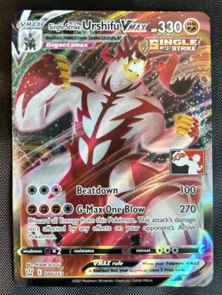 2022 Pokemon Prize Pack Series 1 Urshifu Vmax #086 - Pack Fresh - NM - Image 1