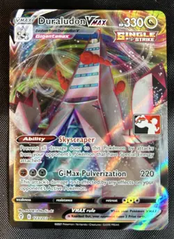2022 Pokemon Prize Pack Series 1 Duraludon Vmax #123 - Pack Fresh - NM (#2) - Image 1