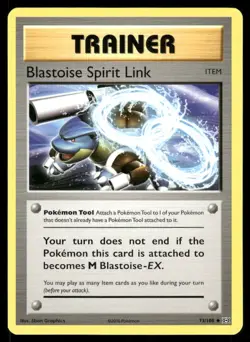 BLASTOISE SPIRIT LINK 73/108 UNCOMMON EVOLUTIONS POKEMON NM - Image 2