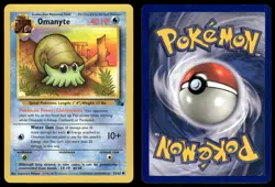 OMANYTE 52/62 COMMON FOSSIL POKEMON NM - Image 1