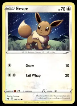 EEVEE 130/185 COMMON VIVID VOLTAGE POKEMON NM - Image 2