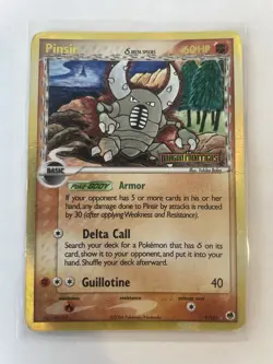 Pinsir 9/101 EX Dragon Frontiers Delta Species Holo Rare Pokemon Card - Image 2