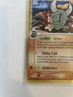 Pinsir 9/101 EX Dragon Frontiers Delta Species Holo Rare Pokemon Card - Image 3