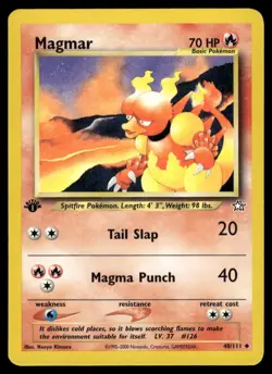 MAGMAR 40/111 UNCOMMON NEO GENESIS POKEMON 1ST EDITION NM - Image 2