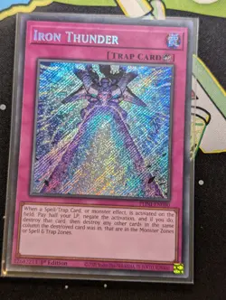 Iron Thunder - PHNI-EN080 - Secret Rare - 1st Edition - Yugioh - NM - Image 1